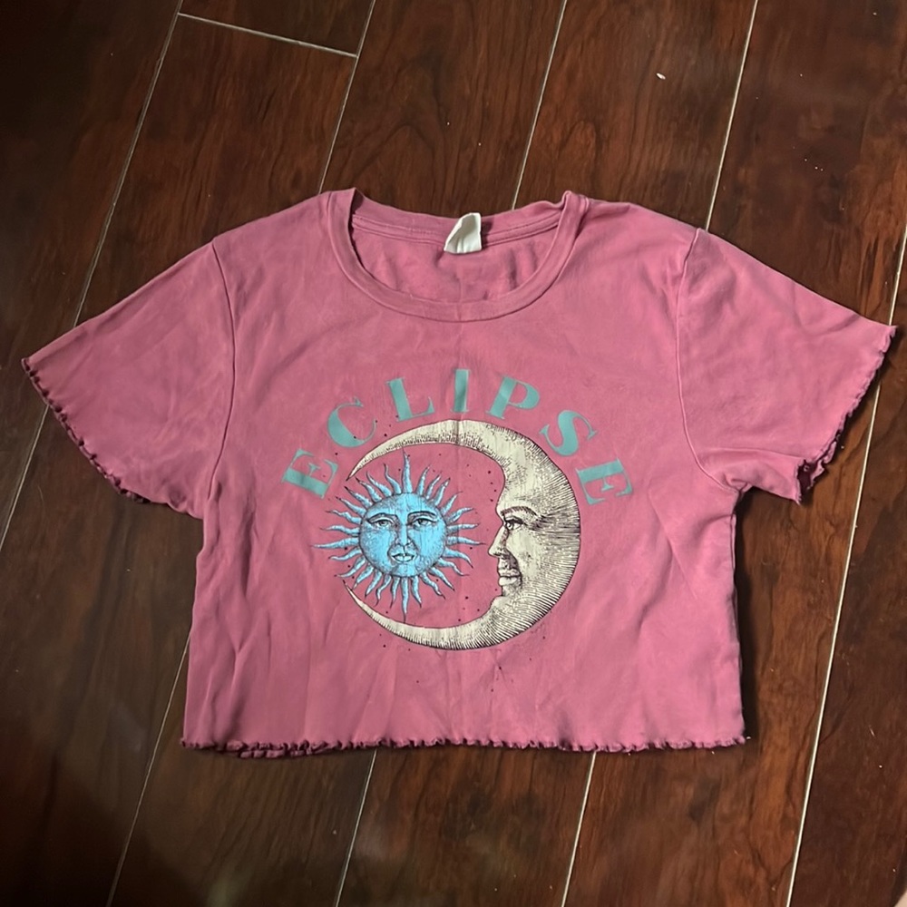 Urban outfitters vintage eclipse crop top